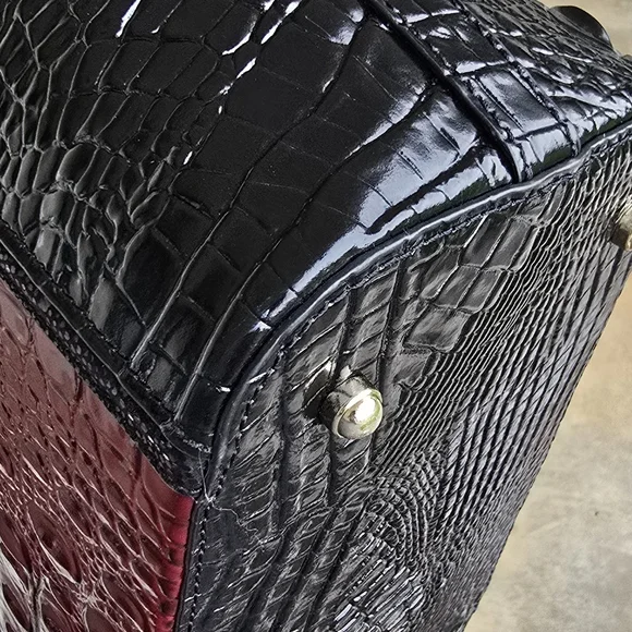 Brahmin Medium Asher In Vintage Red Stanza - Picture 12 of 14